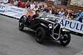 Raimondo Roseto accompagnato dalla consorte sulla Fiat 508 Balilla del 1934